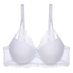 Lace Front Beauty Push Up Bra Women's Underwear Sexy Female Brassiere Lingerie Bralette for Women Lace Floral Back Closure Bras