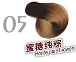 Mokeru Fashinon Permanent Natural Hair Dye Shampoo Brown Chestnut Coffee Black Hair Coloring Shampoo For Woman