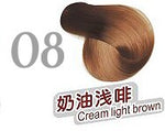 Mokeru Fashinon Permanent Natural Hair Dye Shampoo Brown Chestnut Coffee Black Hair Coloring Shampoo For Woman