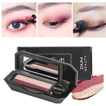 Double Color Lazy Eye Shadow Makeup Palette Glitter Palette Eyeshadow Pallete Waterproof Glitter Eyeshadow Shimmer Cosmetics