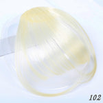 MUMUPI  Air Bangs Clip In Bangs Front Neat Bangs Fringe Hair Women Clip In Hair clip Extension on hair accessories fake hair