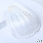 MUMUPI  Air Bangs Clip In Bangs Front Neat Bangs Fringe Hair Women Clip In Hair clip Extension on hair accessories fake hair