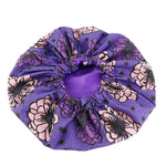 New Extra Large Satin Lined Bonnet Women Big Size Beauty Print Satin Silk Bonnet Sleep Night Cap Head Cover Bonnet Hat Wholesale