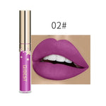 Qibest Waterproof Liquid Lip Gloss Metallic Matte Lipstick For Lips Cosmetic Sexy Batom Mate Lip Tint Makeup Lasting Lipgloss
