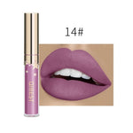 Qibest Waterproof Liquid Lip Gloss Metallic Matte Lipstick For Lips Cosmetic Sexy Batom Mate Lip Tint Makeup Lasting Lipgloss