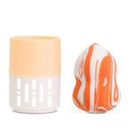 Makeup Foundation Sponge Makeup Cosmetic puff Powder Smooth Beauty Cosmetic makeup sponge Marbling Blender Water-drop Shape Puff