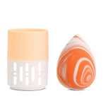 Makeup Foundation Sponge Makeup Cosmetic puff Powder Smooth Beauty Cosmetic makeup sponge Marbling Blender Water-drop Shape Puff
