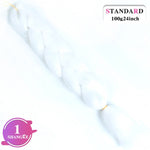 SHANGKE Synthetic Kanekalon Pink Purple Blue Blonde Ombre Color Jumbo Crochet Hair Braid Braiding Hair Extension Women bulk hair