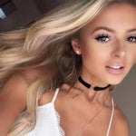 Super Simple Design Black Choker Necklaces For Women and Girls Fashionable Accessories Beautiful Ladies Wholesale Selling