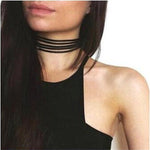 Super Simple Design Black Choker Necklaces For Women and Girls Fashionable Accessories Beautiful Ladies Wholesale Selling